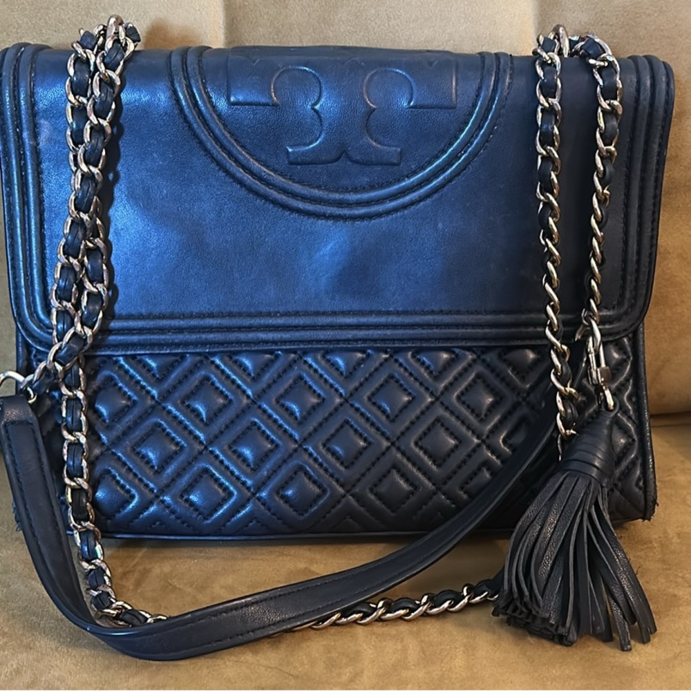 Tory Burch Fleming purse and matching wallet